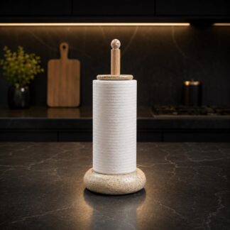 Paper Towel Holder | Natural Stone Paper Towel Holder | Kitchen Roll Holder | Toilet Paper Holder | Kitchen Decor