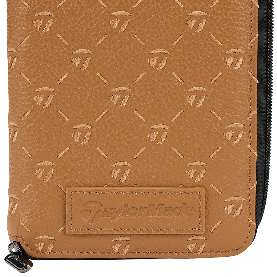 Leather Monogram Glove Caddie